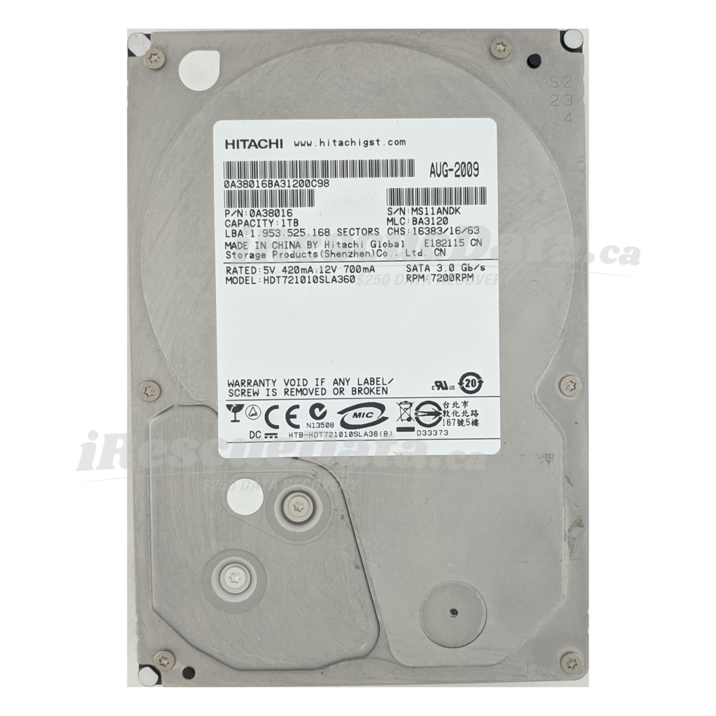Hitachi HDT721010SLA360 STF605MS11ANDK