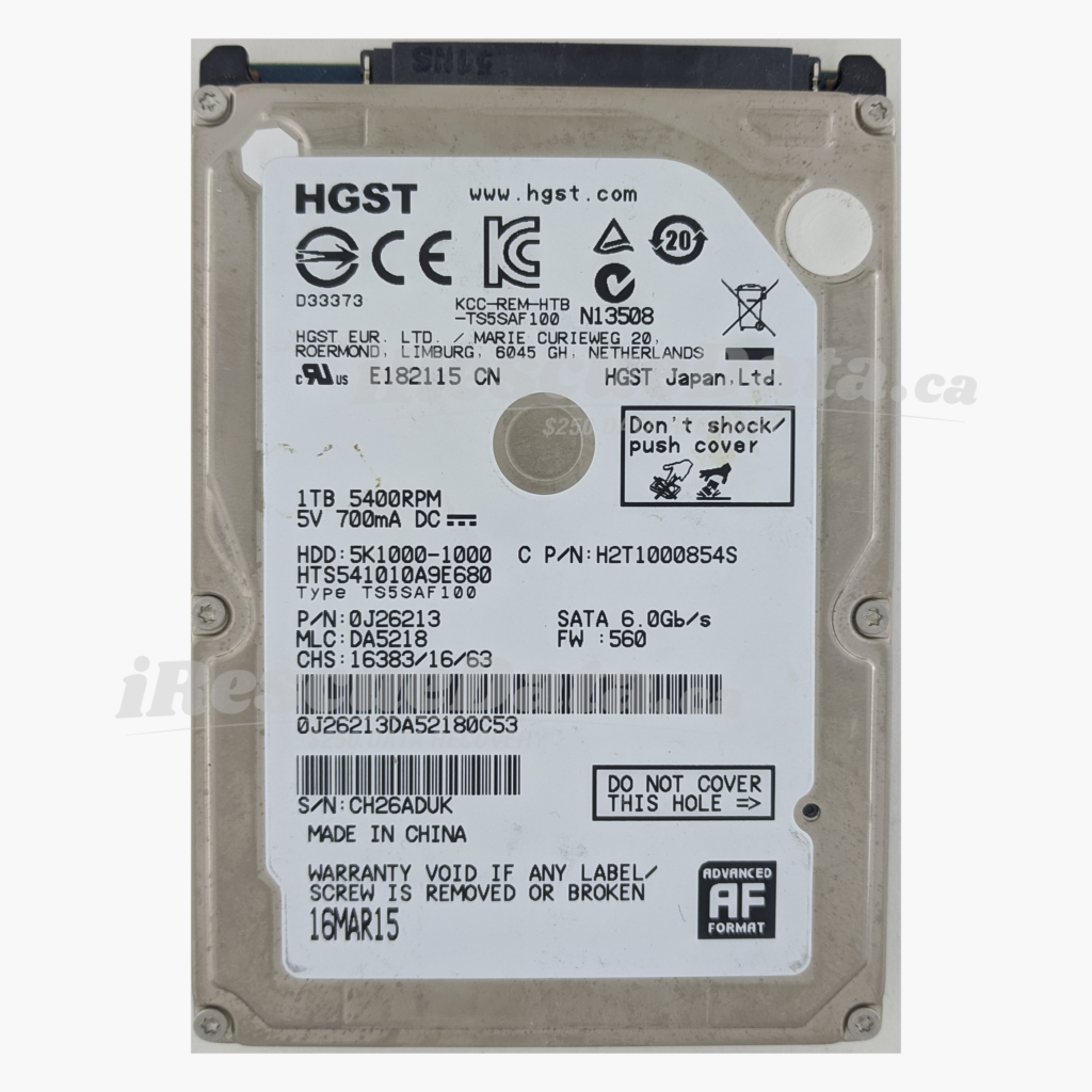 Hitachi HTS541010A9E680 JD100ACH26ADUK