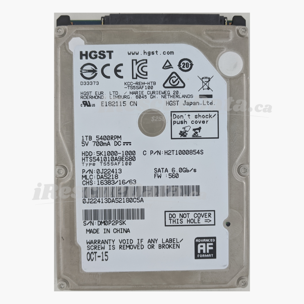 Hitachi HTS541010A9E680 JD100ADM0P2PSK
