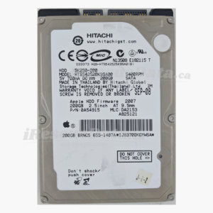 Hitachi HTS542520K9SA00 080912BB2D10WHCEDEHC