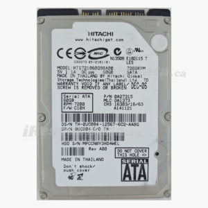 Hitachi HTS721060G9SA00 MPCCN8Y3HD4WEL