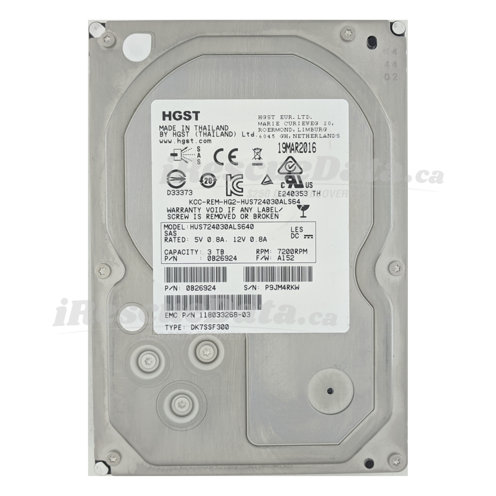 Hitachi HUS72403CLAR3000 P9JM4RKW
