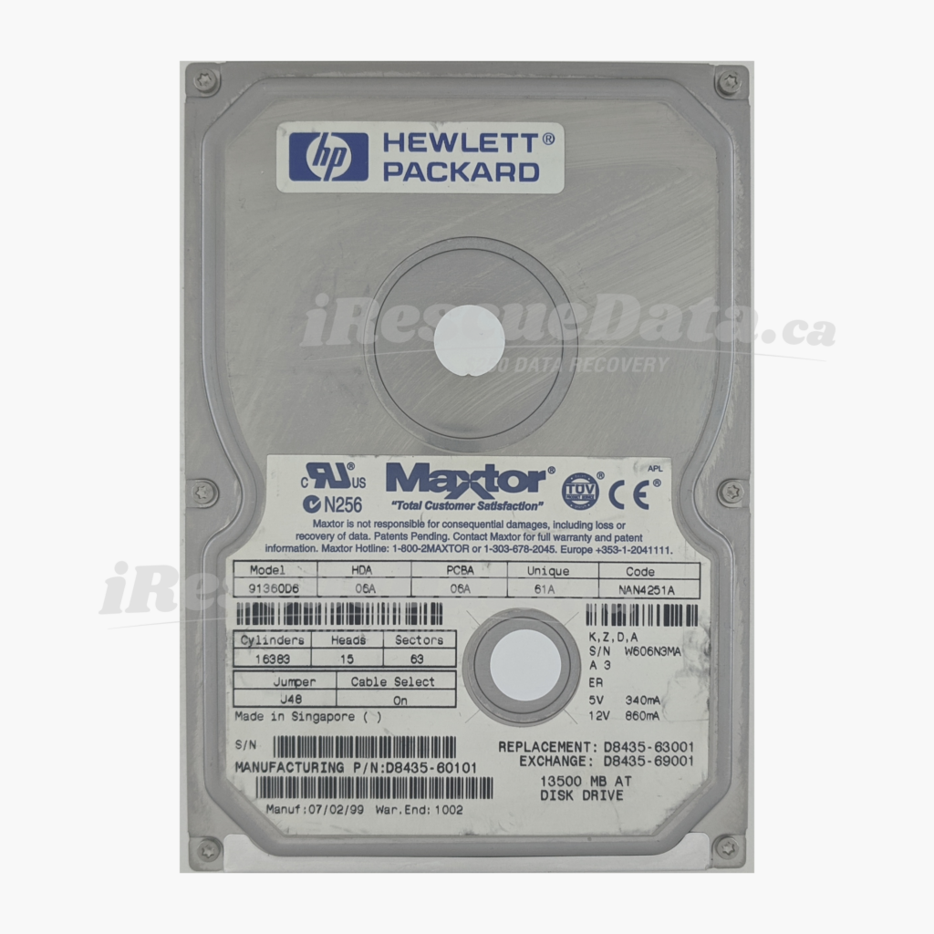 Maxtor 91360D6 W606N3MA