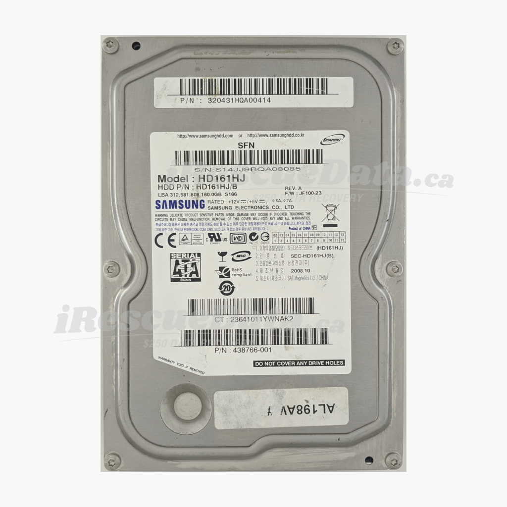 Samsung HD161HJ S14JJ9BQA08085