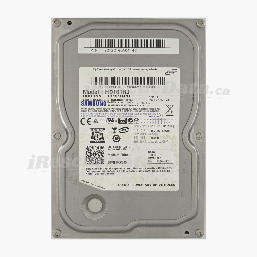 Samsung HD161HJ S14LJ90QA10558