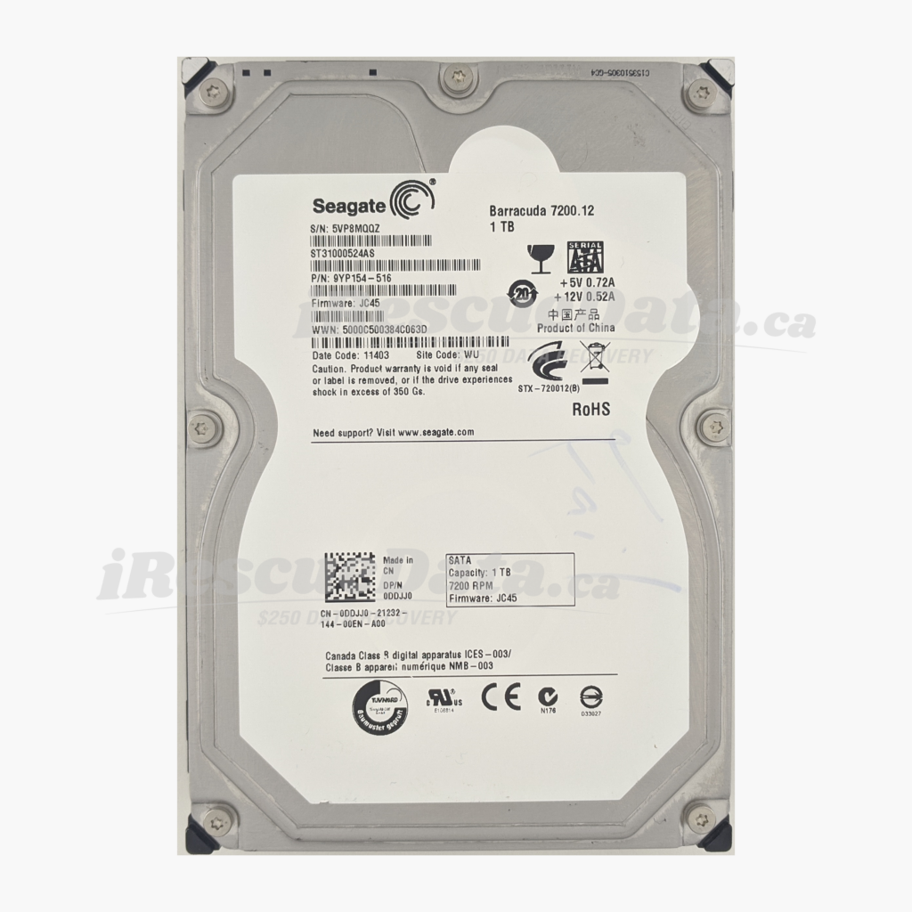 Seagate ST31000524AS 5VP8MQQZ