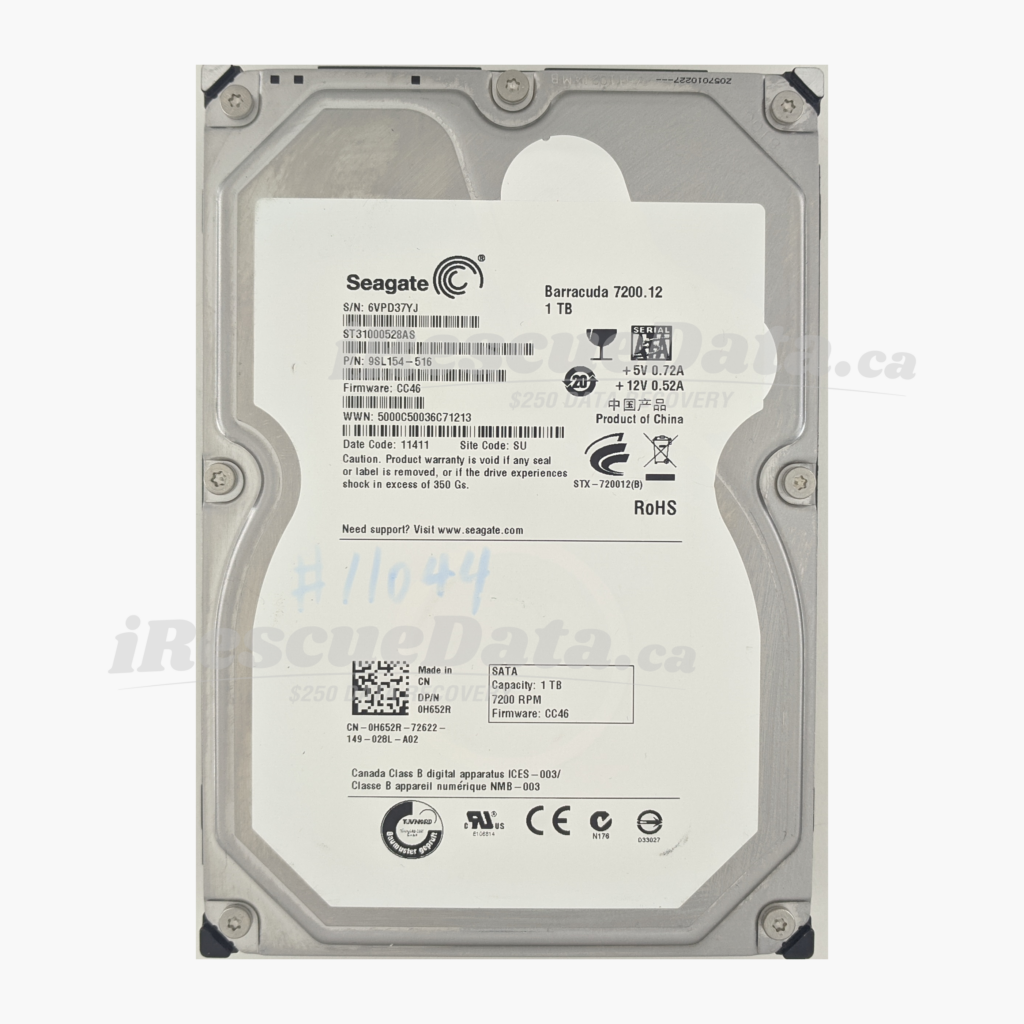 Seagate ST31000528AS 6VPD37YJ