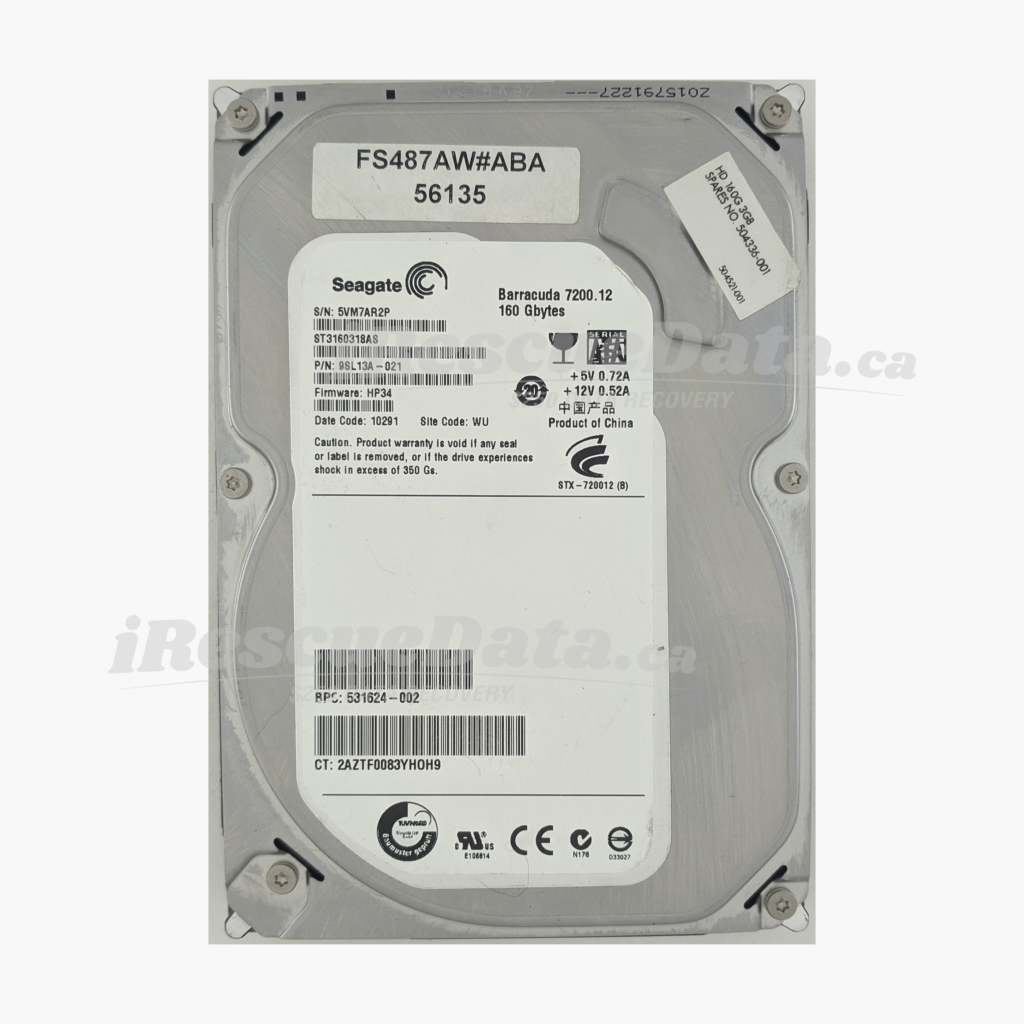 Seagate ST3160318AS 5VM7AR2P