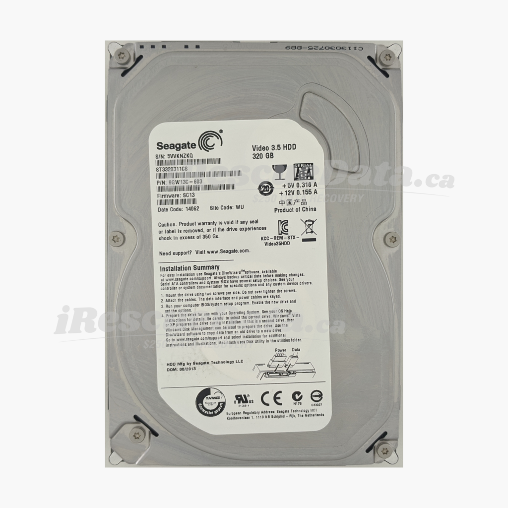 Seagate ST3320311CS 5VVKNZKQ