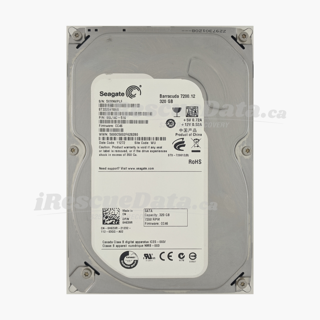 Seagate ST3320418AS 5VMNVPLF