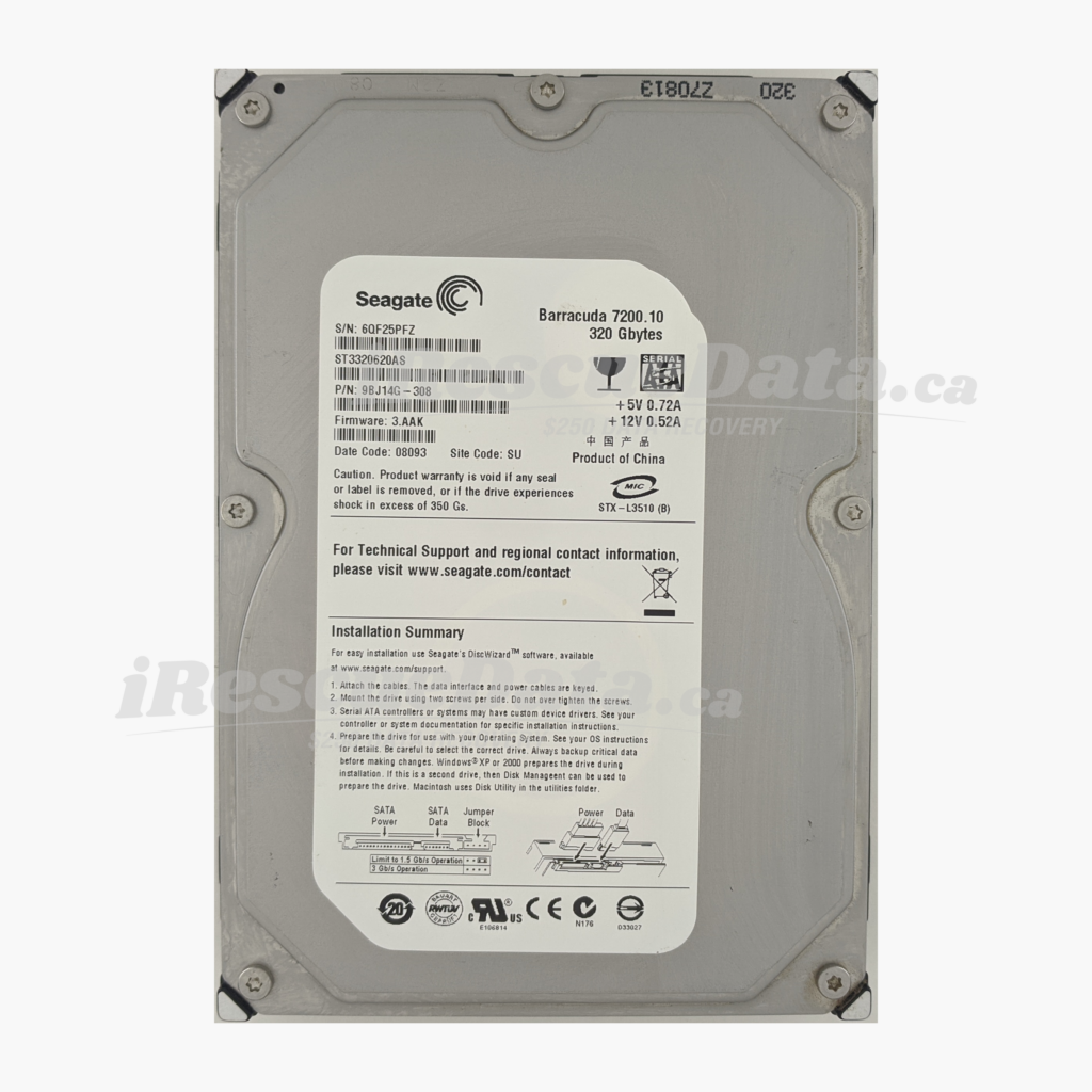 Seagate ST3320620AS 6QF25PFZ