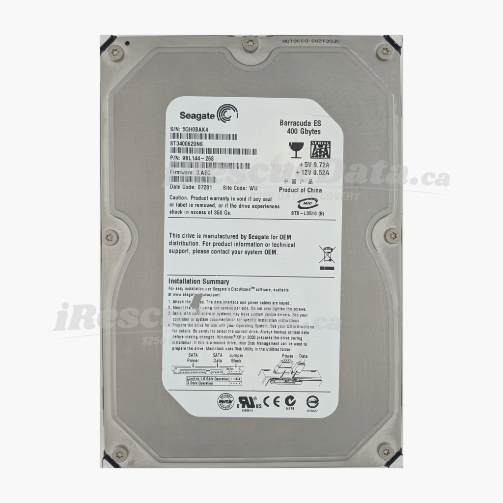 Seagate ST3400620NS 5QH0BAK4