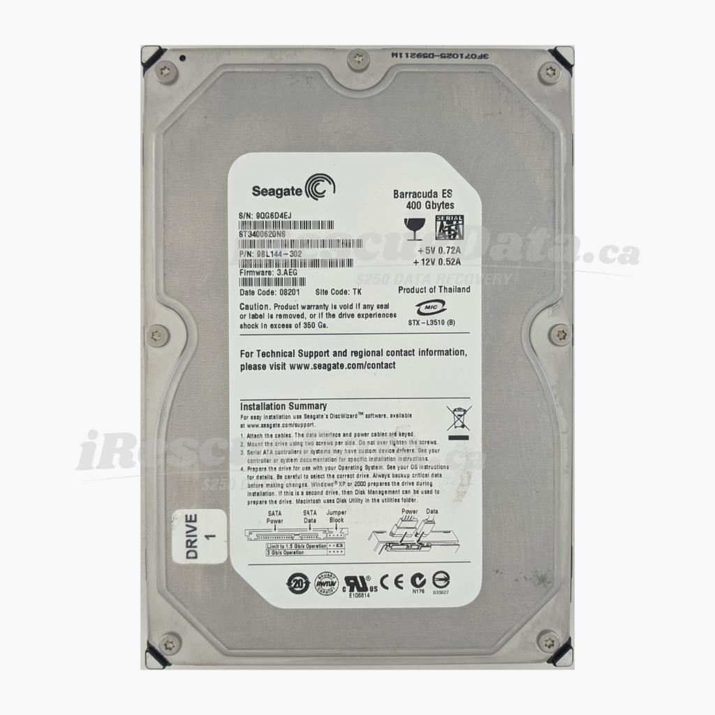 Seagate ST3400620NS 9QG6D4EJ
