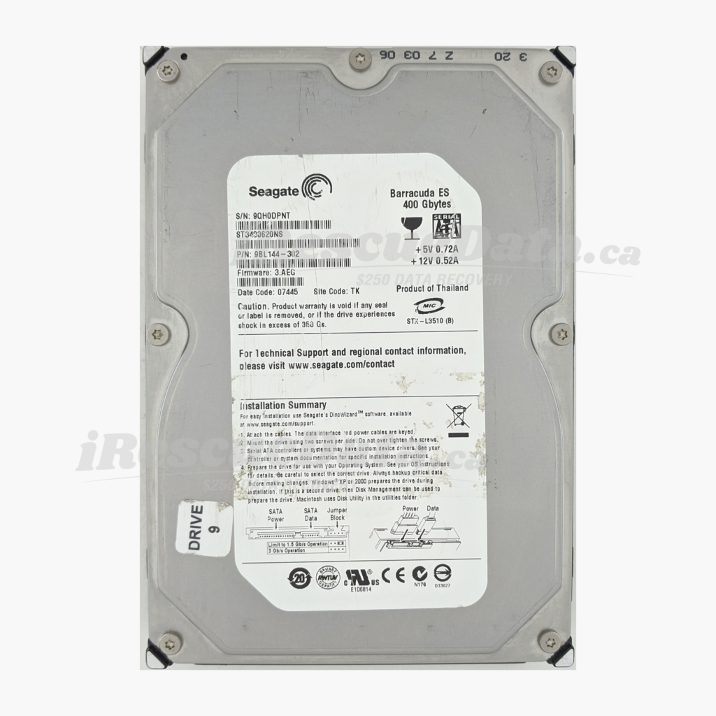 Seagate ST3400620NS 9QH0DPNT