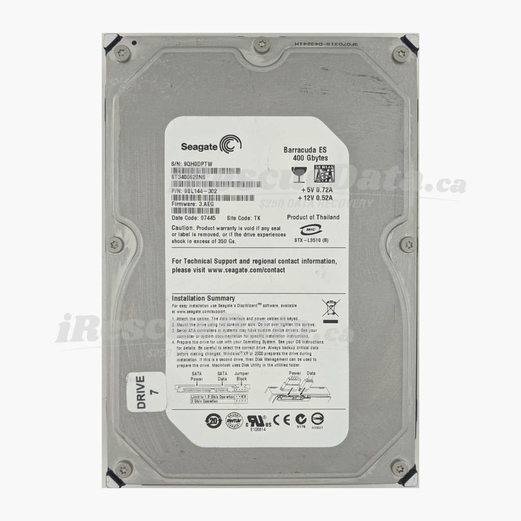 Seagate ST3400620NS 9QH0DPTW
