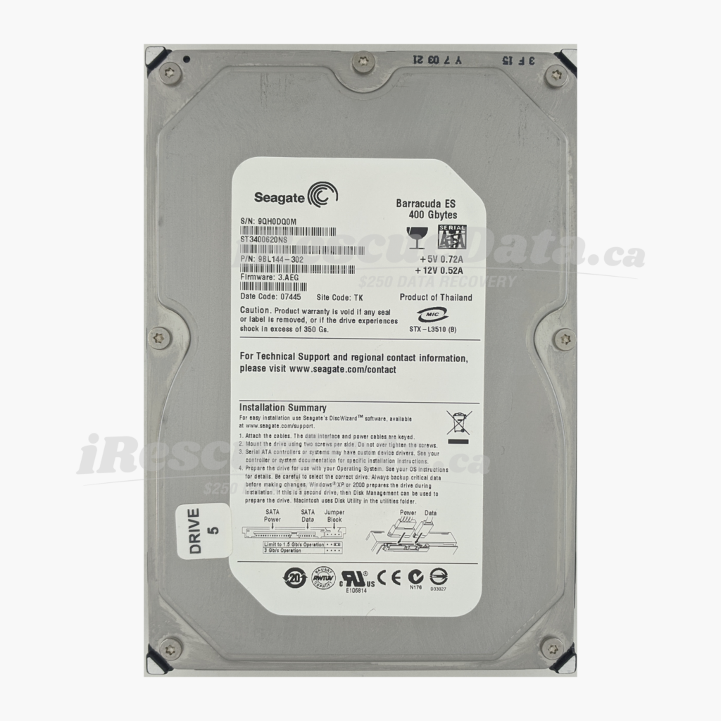 Seagate ST3400620NS 9QH0DQ0M