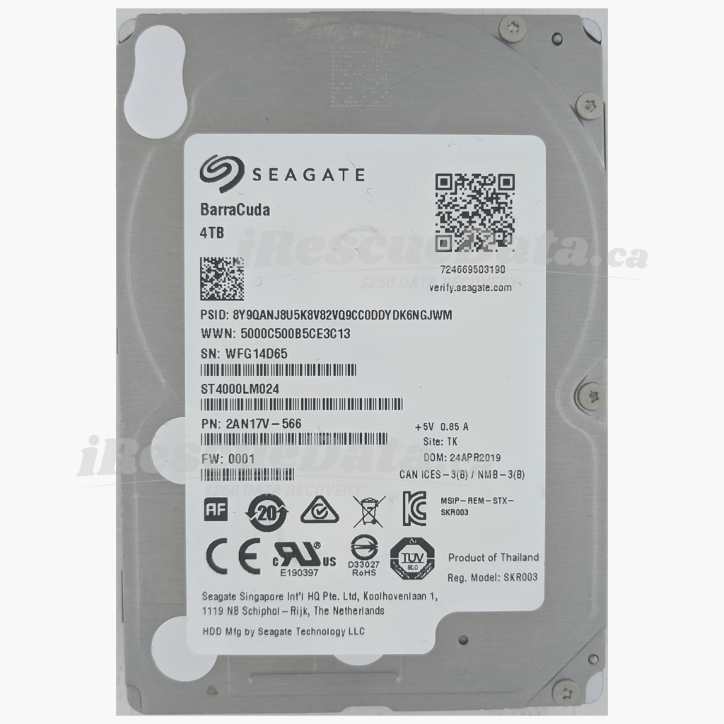 Seagate ST4000LM024-2AN17V WFG14D65