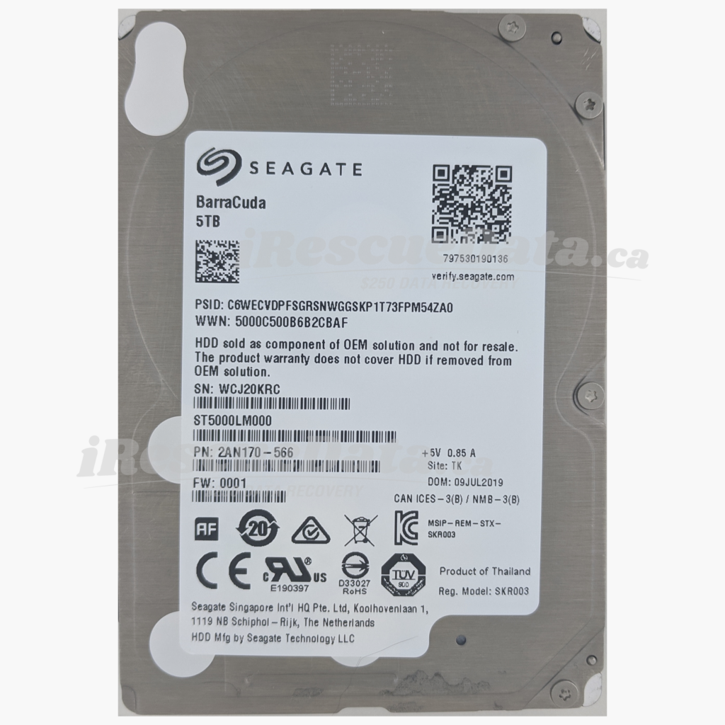 Seagate ST5000LM000-2AN170 WCJ20KRC