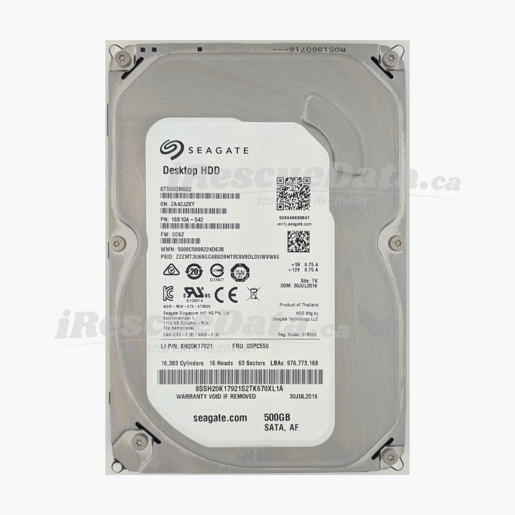 Seagate ST500DM002-1SB10A ZA42J2XY