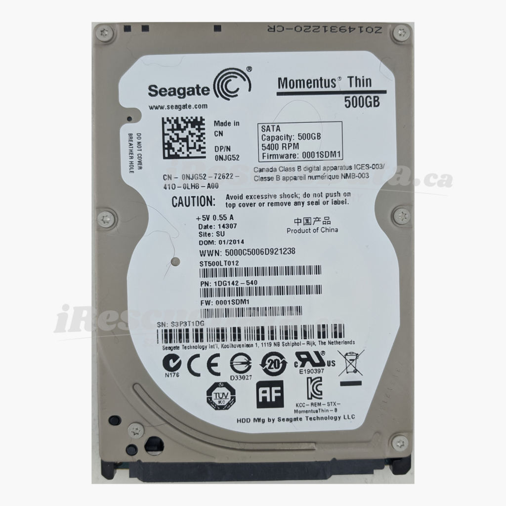 Seagate ST500LT012-1DG142 S3P3T1DG