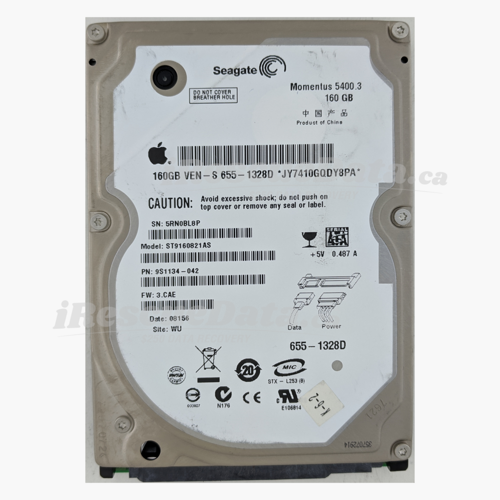 Seagate ST9160821AS 5RN0BL8P