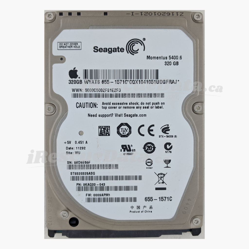 Seagate ST9320325ASG 5VD6E55F