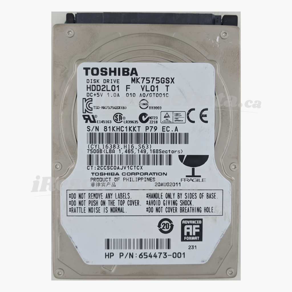 Toshiba MK7575GSX 81KHC1KKT