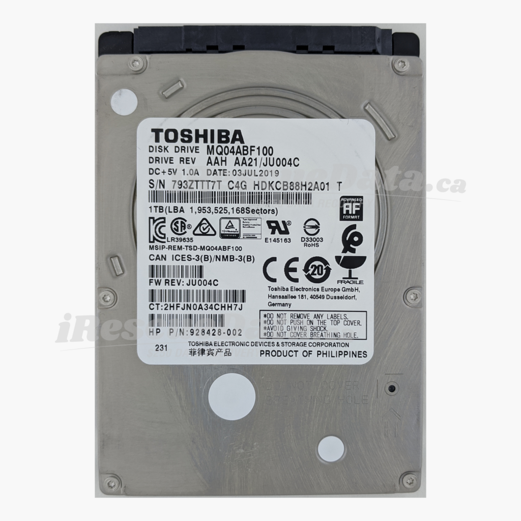 Toshiba MQ04ABF100 793ZTTT7T