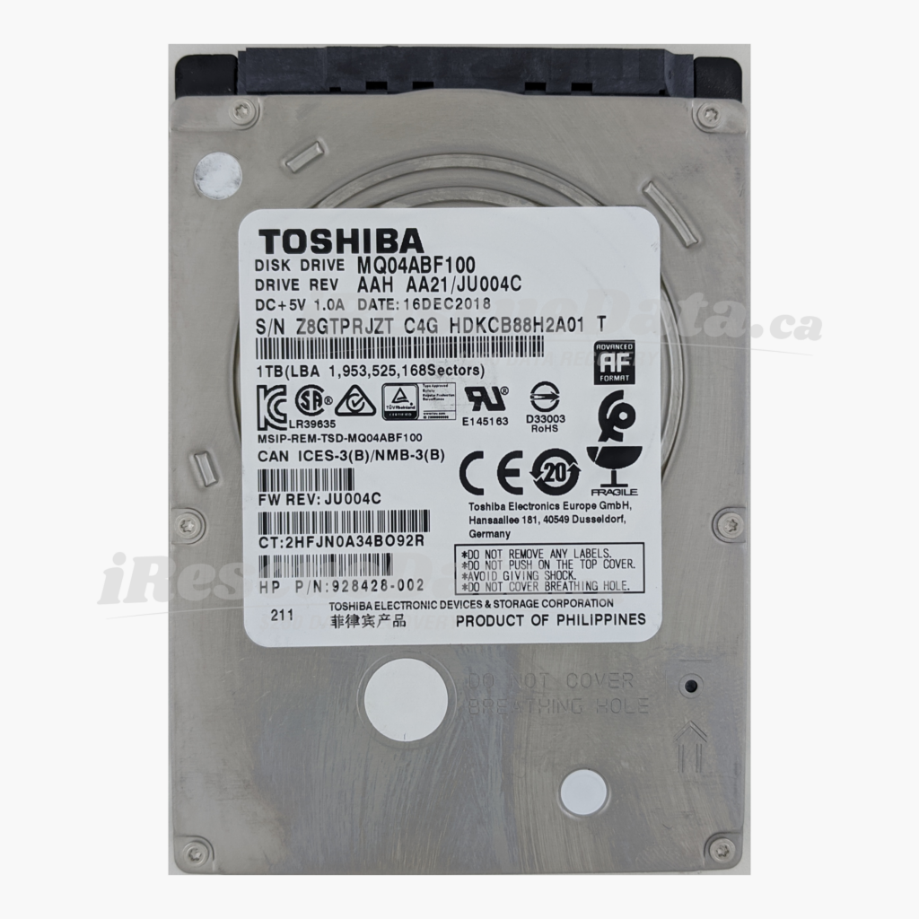 Toshiba MQ04ABF100 Z8GTPRJZT
