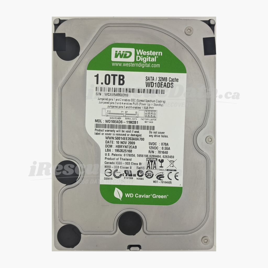 WD WD10EADS-11M2B1 WCAV54050319
