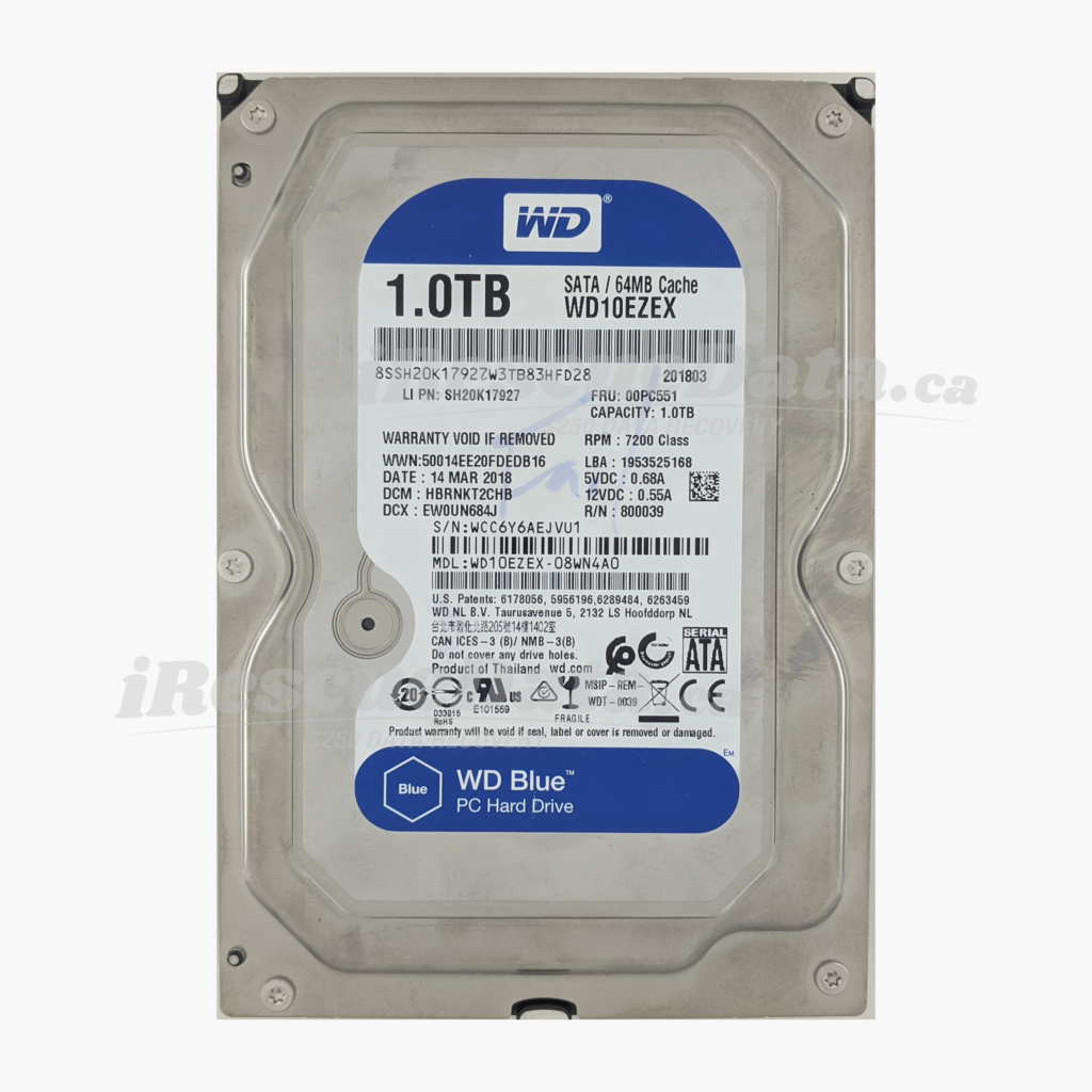 WD WD10EZEX-08WN4A0 WCC6Y6AEJVU1