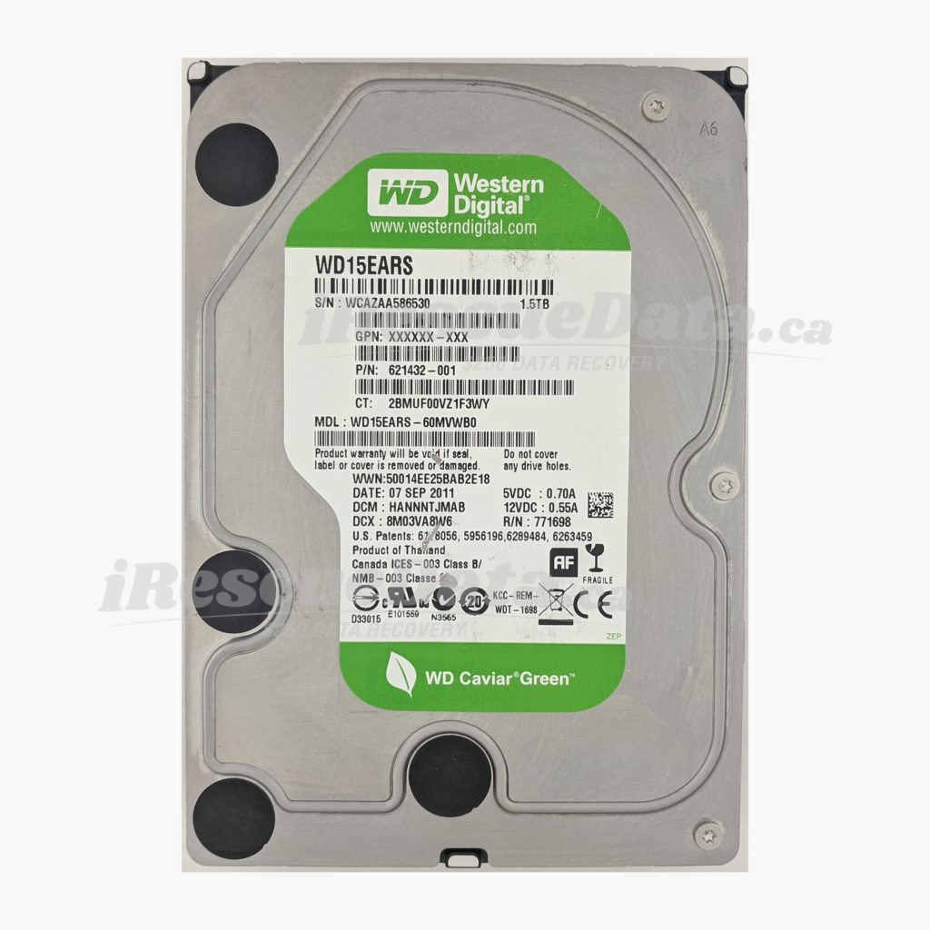 WD WD15EARS-60MVWB0 WCAZAA586530