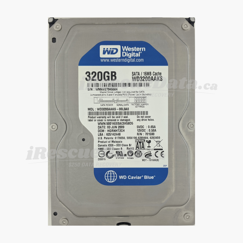 WD WD3200AAKS-00L9A0 WMAV27945504