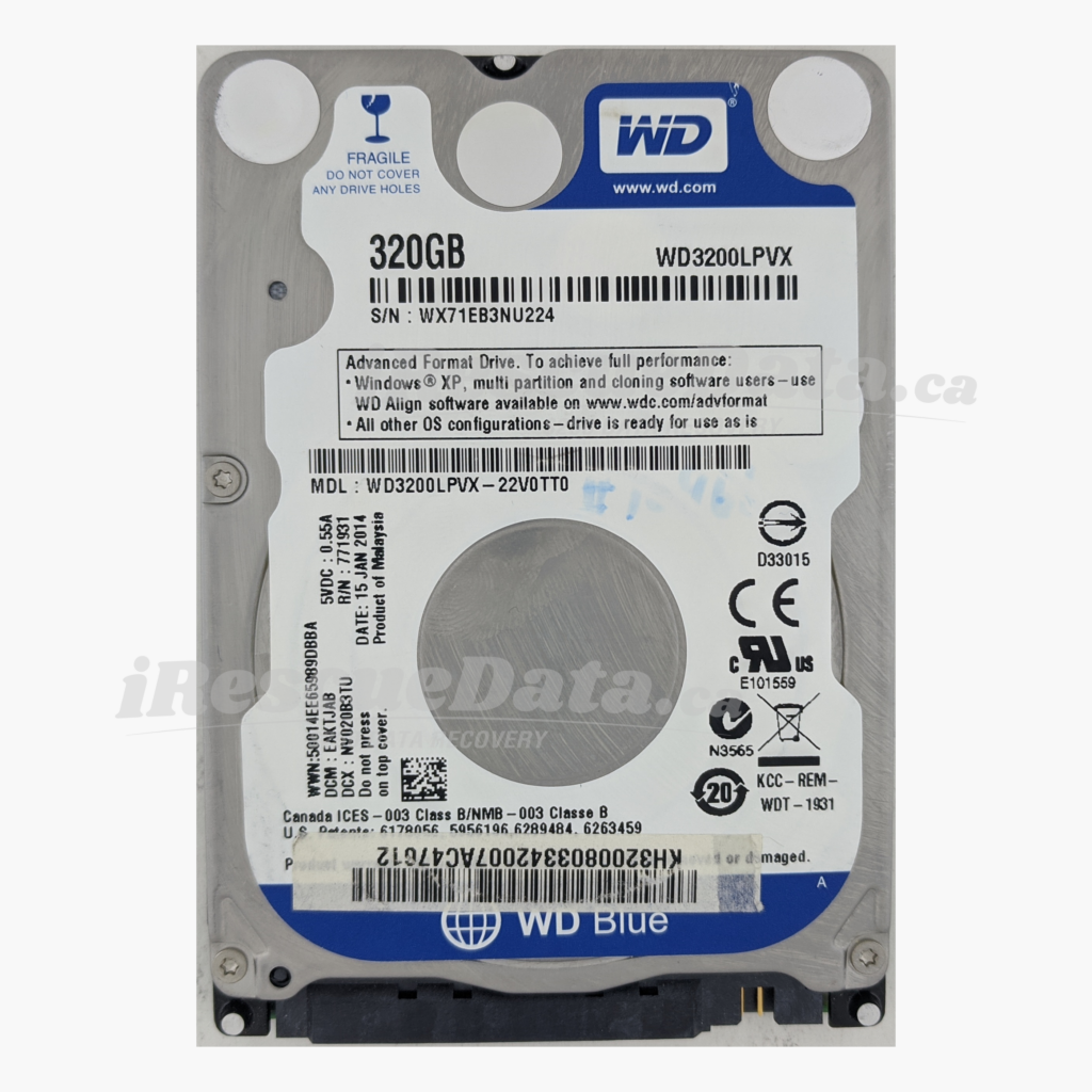 WD WD3200LPVX-22V0TT0 WX71EB3NU224