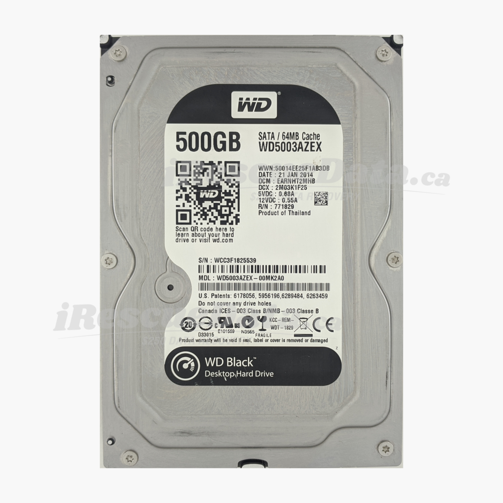 WD WD5003AZEX-00MK2A0 WCC3F1825539