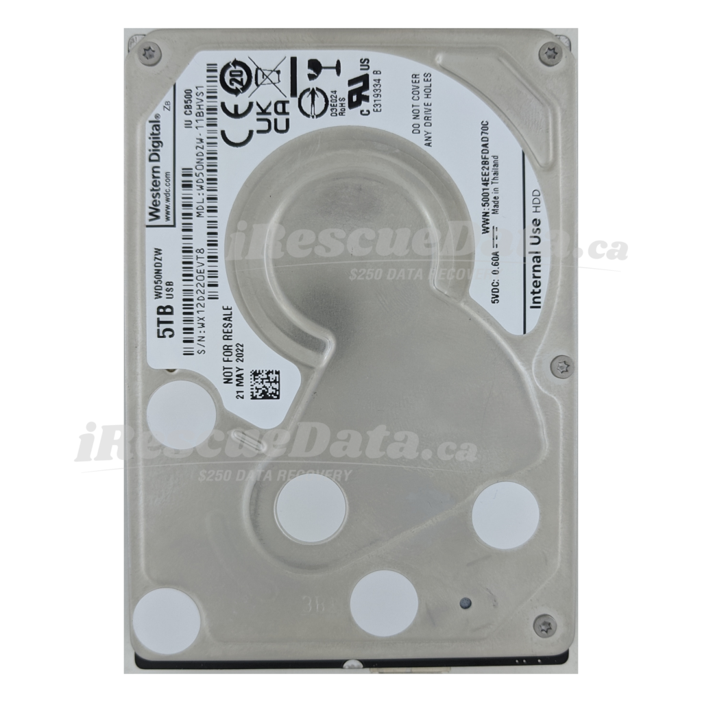 WD WD50NDZW-11BHVS1 WX12D220EVT8