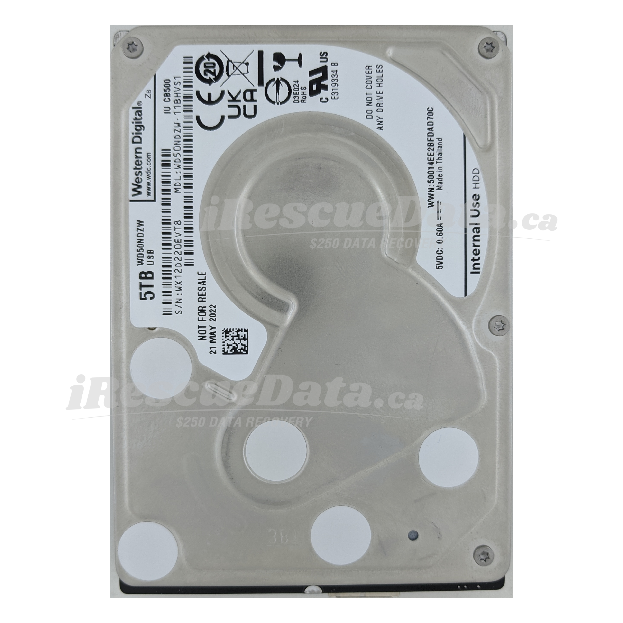 WD WD50NDZW-11BHVS1 WX12D220EVT8